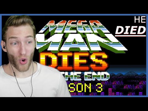 HE'S ACTUALLY GONE!!! Reacting to "Mega Man Dies At The End Season 3" by LowBrow Studios