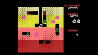MSX Game: Dig Dug (1984 Namco)
