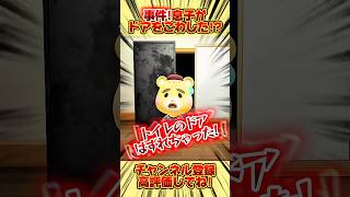 事件！息子がトイレのドアをこわした！？# #あつ森 #あつまれどうぶつの森 #shorts