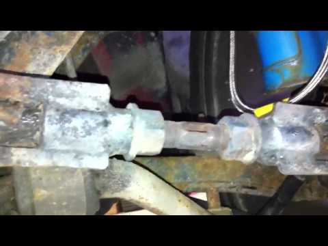 Setting rear toe