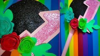 DIY Cake Topper|| How  To Make A 1st Birthday  Cake Topper At Home #topper @craftyalaya