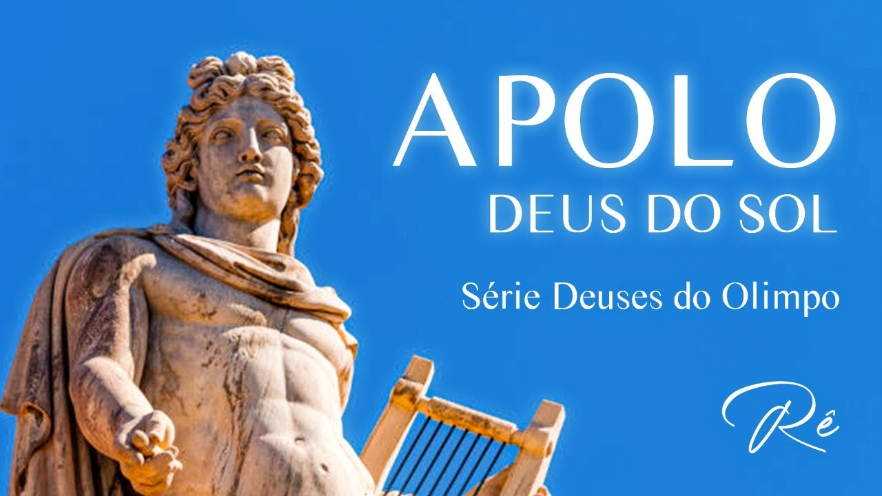 Apolo deus do sol, da beleza, da harmonia e da música. Mitologia Grega.
