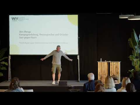 Jörn Menge/Laut gegen Nazis - Green Marketing Days 2023-München