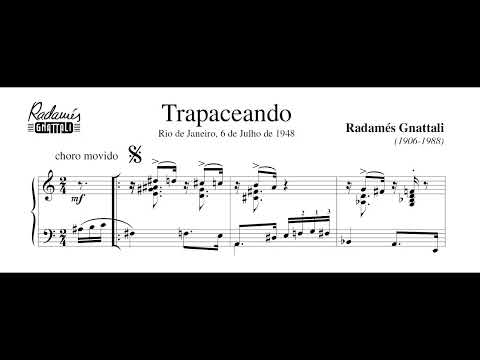 Radamés Gnattali - Trapaceando (Marco Bernardo, piano)