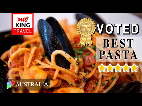 A melhor massa que já comi | Spaghetti Marinara Siena's Italian Restaurant PERTH