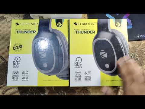 Thumbnail for Zebronics Zeb Thunder Headphones Unboxing & Review-Sea Green| Best Budget Wireless Headphones 2025?