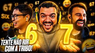 TENTE NÃO RIR COM A TRIBO! MOMENTOS ENGRAÇADOS DA LIVE!