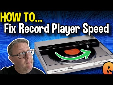 Mastering the Groove: How to Perfectly Fix Record Player Speed! #vinyl #turntable #repair