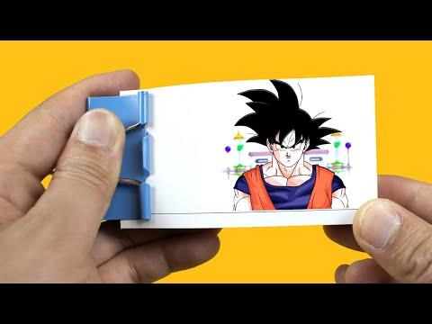Flip Book Ideas-Dragon Ball Z Goku All Super Saiyan Transformation Animation
