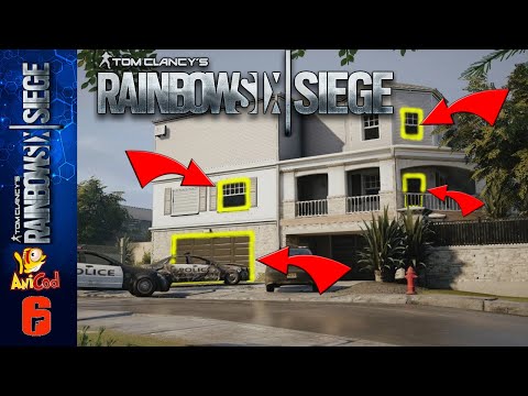 🔫 HOUSE - Easy Spawn Kill Locations, Kill Holes and Hiding Spots - Rainbow SIX Siege 🔫