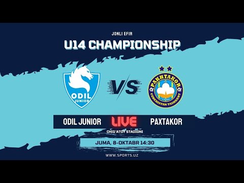 U14 Championship. ODIL JUNIOR - PAXTAKOR. JONLI EFIR | LIVE