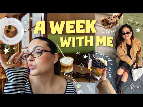 UNE SEMAINE DANS MA VIE À LILLE: Travail à la maison, les copains et des cafés !