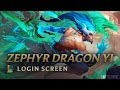 Zephyr Dragon Master Yi Dragonmancer Theme Login Screen Animated 4K 60fps League Of Legends