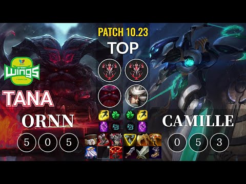 JAG TaNa Ornn vs Camille Top - KR Patch 10.23
