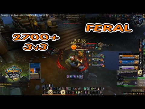 FERAL Druid ARENA 2700+ /  BfA Season 2