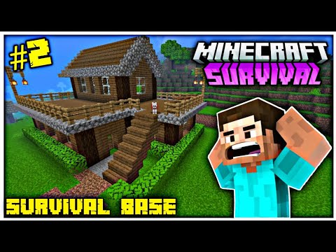 Unbelievable Survival Base Build in Minecraft PE!