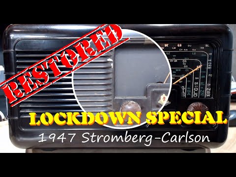 1947 Stromberg-Carlson 4A17 Restoration - Extended Version Lockdown Special