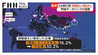 大企業の約3割「情報漏洩したことがある」　中小企業など14.8％「漏洩あったかわからない」と回答　帝国データバンク調査（2026年10月19日）