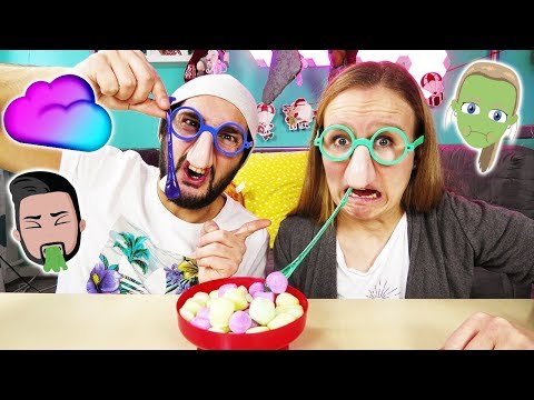 POPEL ES! Wer bohrt besser in der Nase? Kaan vs Kathi! Mit Schleim Popel an der Nase SNOT IT Deutsch