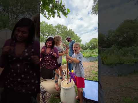 How long does it take to churn butter by hand?