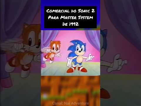 Master System e Sonic 2 - Comercial 1992 #shorts #sega #mastersystem #sonic #sonicthehedgehog #retro