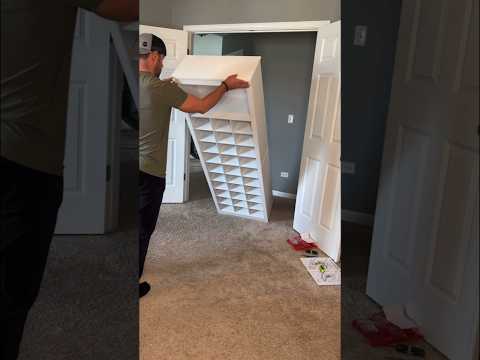 Closet upgrade ideas using Songmics 10-Tier Shoe Rack. Home renovation ideas. Spring Cleaning ideas