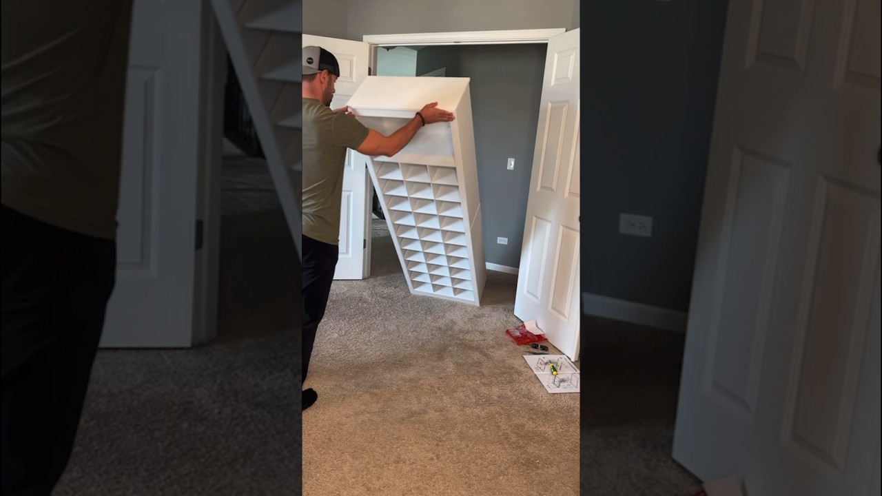 Closet upgrade ideas using Songmics 10-Tier Shoe Rack. Home renovation ideas. Spring Cleaning ideas