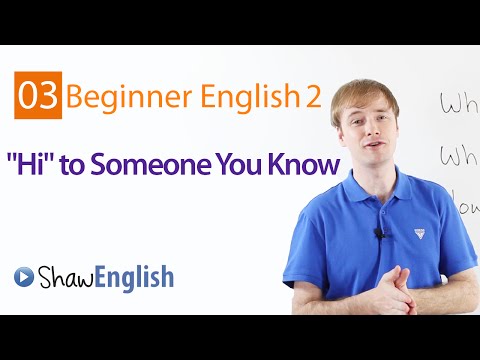 Beginner English Introduction