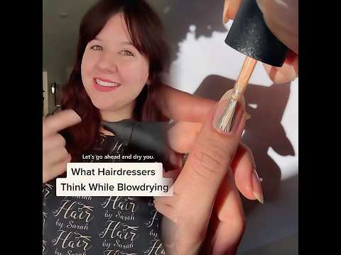 Hairdressers Thoughts While Blow Drying #skit #shorts #pov #Performance #gracioso #relationship