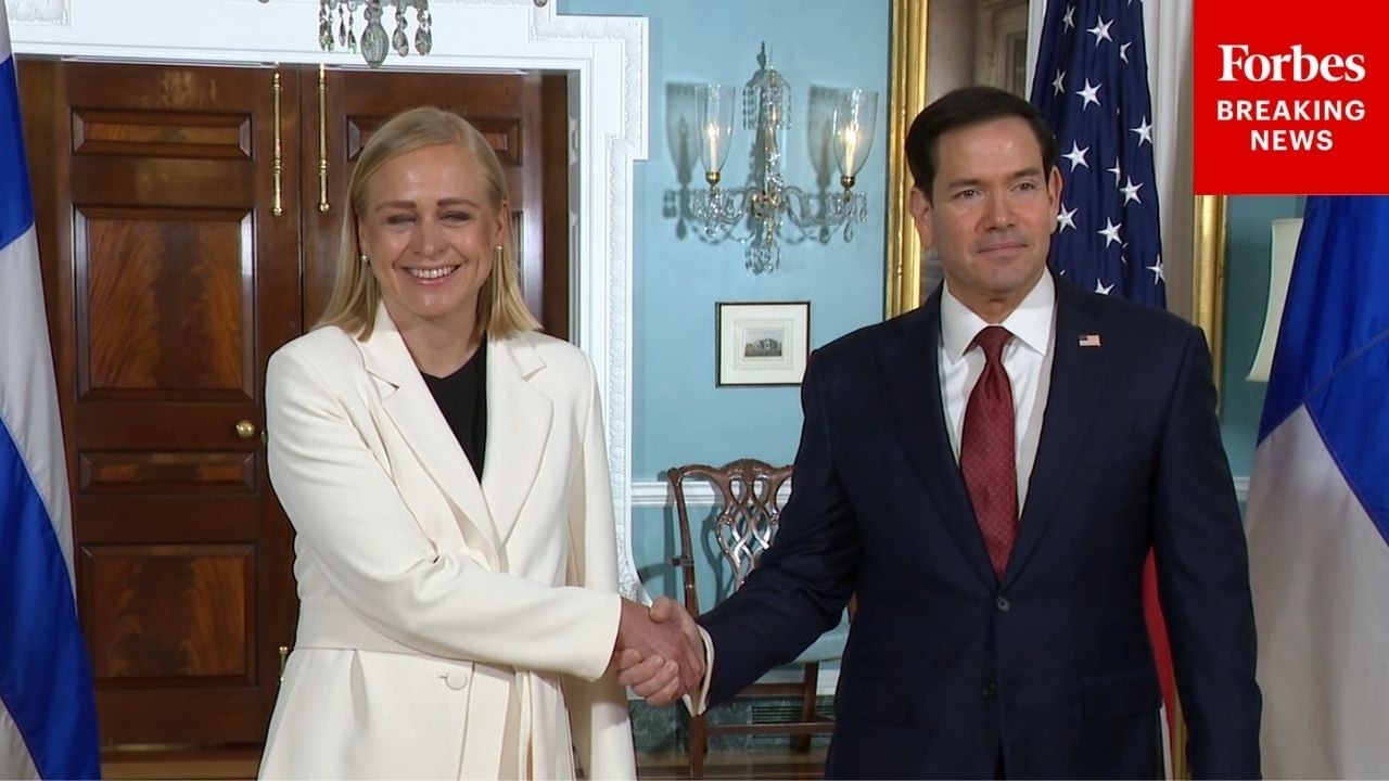Video | Marco Rubio Meets With Finnish FM Elina Valtonen After U.S.-Iranian Talks Fail To Reach Deal