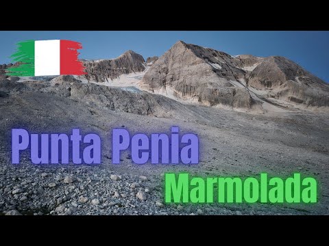 Punta Penia (3343 m) via ferrata della Marmolada | The highest peak in the Dolomites | 4K
