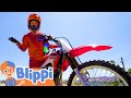 Blippi Explores A Motorcycle Blippi Learning Videos For Kids