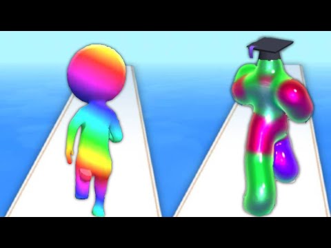 SIZE UP: RUN RACE 3D COLOR vs BLOB RUNNER 3D - Double Game
