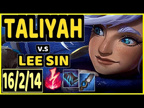 MALRANG (TALIYAH) vs LEE SIN - 16/2/14 KDA JUNGLE CHALLENGER GAMEPLAY - KR