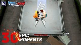 30 Epic Moments in WWE Smackdown vs Raw 2011