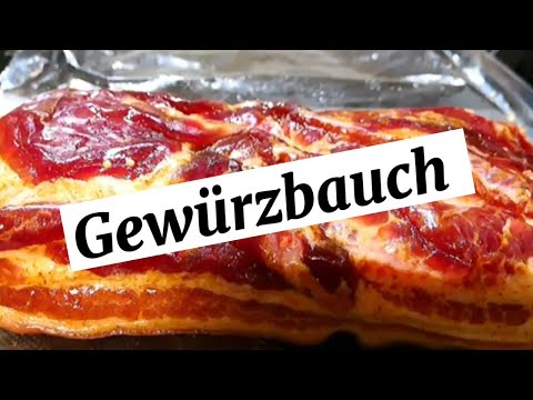 Gewürzbauch selber machen - schnell gemacht.