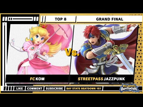 Bay State Beatdown 161 - Grand Final - KOM (Peach) VS Jazzpunk (Roy) - Smash Ultimate - SSBU Singles