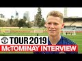 Manchester United | Tour 2019 | Scott McTominay Interview | United v Perth Glory Live on MUTV
