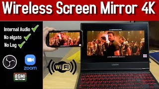 Wireless Screen Mirroring Android to PC / Laptop N