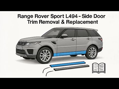 Range Rover Sport L494 + SVR  Lower door trim plastic panel  removal & refitting