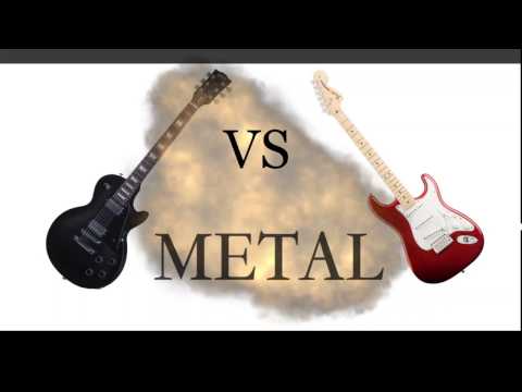 Gibson Les Paul vs Fender Stratocaster - Metal Comparison
