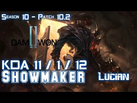 DWG Showmaker LUCIAN vs EKKO Mid - Patch 10.2 KR Ranked