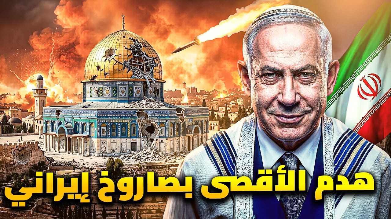 اسرائيل تضرب المسجد الأقصي بصواريخ إيران