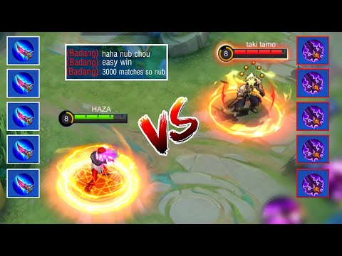 CHOU vs BADANG WHO IS THE BEST OFFLANE?? | HAZA Gaming - Mobile Legends Bang Bang
