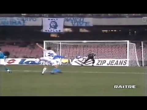 Serie A 1995-1996, day 12 Napoli - Parma 1-1 (Pizzi, Zola)