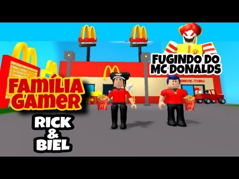 FUGA DO MCDONALDS  NO ROBLOX