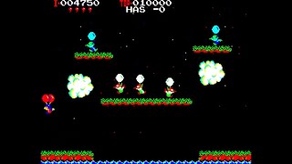 Sharp X1 Game: Balloon Fight (1985 Hudson Soft / Nintendo)