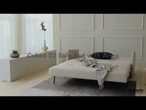 Cubed 02 Sofa Bed with Arms by Innovation Living