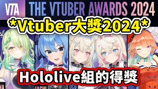 [Vtub] Hololive成員2024年斬獲9項Vtuber大獎