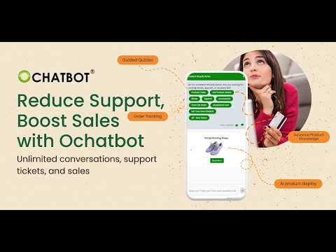 Best AI Chatbot for BigCommerce Boost Sales, Reduce Support, Unlimited Conversations | Ochatbot